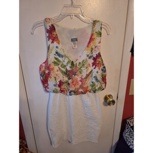 Floral Bodycon Dress Size Large